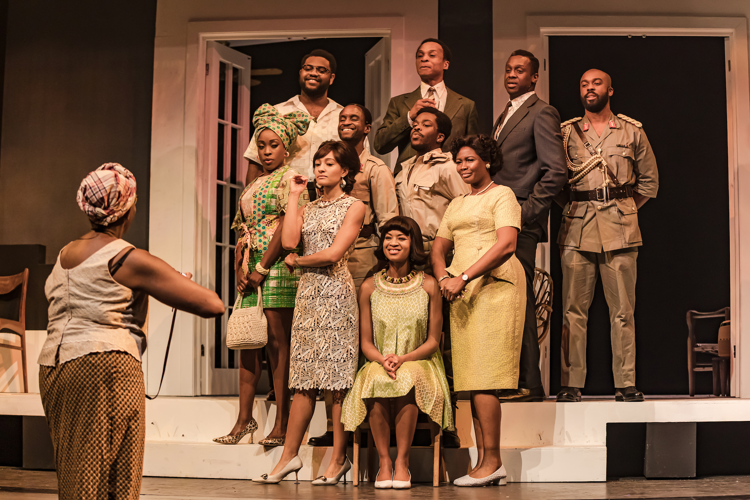 Ensemble cast in Three Sisters Photo by The Other Richard