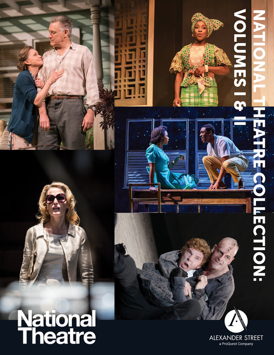 Photo credit clockwise: All My Sons, Three Sisters, Small Island, Frankenstein, A Streetcar Named Desire, courtesy of the U.K.’s National Theatre